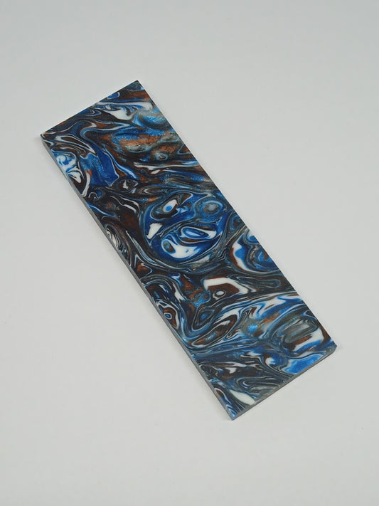 Résine Acrylique - Bleu Abstrait
