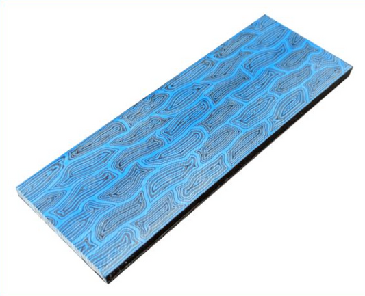 Résine - G10 Wave Bleu et Noir